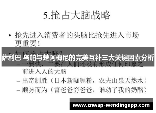 萨利巴 乌帕与楚阿梅尼的完美互补三大关键因素分析 萨利巴 乌帕与楚阿梅尼的完美互补三大关键因素分析